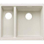 Мойка для кухни прямоугольная Blanco SUBLINE 340/160-U SILGRANIT PuraDur нежный белый 527812