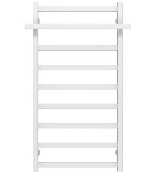 Сушка для рушників водяна Deffi Nicolе П9 500х1000 бічне ліве підключення білий A.NI.100.50.9.W.B