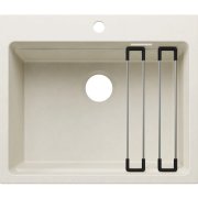 Мийка для кухні прямокутна Blanco ETAGON 6 SILGRANIT PuraDur ніжний білий 527748