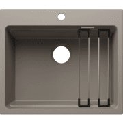 Мойка для кухни прямоугольная Blanco ETAGON 6 SILGRANIT PuraDur серый беж 527753