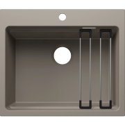 Мийка для кухні прямокутна Blanco ETAGON 6 SILGRANIT PuraDur сірий беж 527753