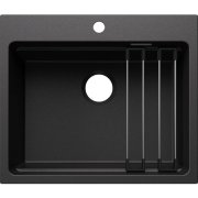 Мойка для кухни прямоугольная Blanco ETAGON 6 SILGRANIT PuraDur антрацит 527749