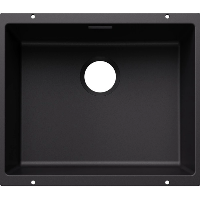 Мойка для кухни прямоугольная Blanco SUBLINE 500-U SILGRANIT PuraDur чёрный 527794