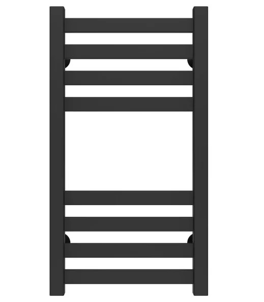 Полотенцесушитель водяной Deffi Magnus П8 200х600 боковое левое подключение черный A.MA.60.20.8.B.B