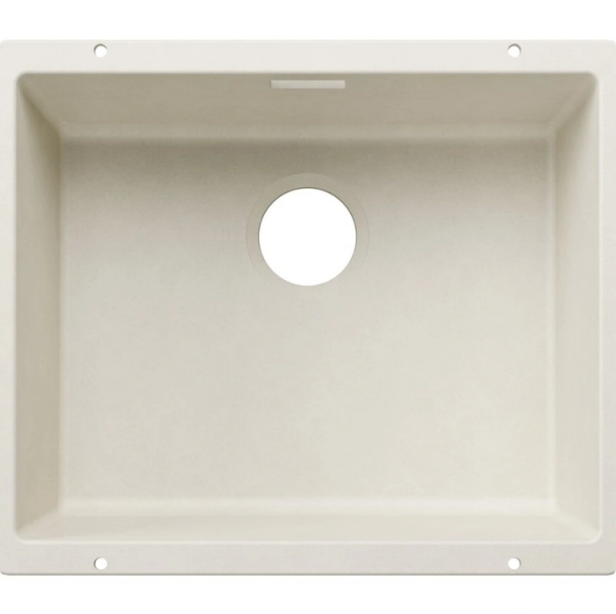 Мойка для кухни прямоугольная Blanco SUBLINE 500-U SILGRANIT PuraDur нежный белый 527796