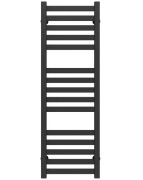 Полотенцесушитель водяной Deffi Magnus П15 200х1000 боковое левое подключение черный A.MA.100.20.15.B.B