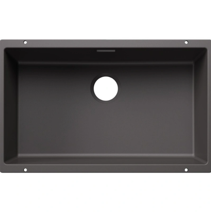 Мийка для кухні прямокутна Blanco SUBLINE 700-U SILGRANIT PuraDur темна скеля 527806