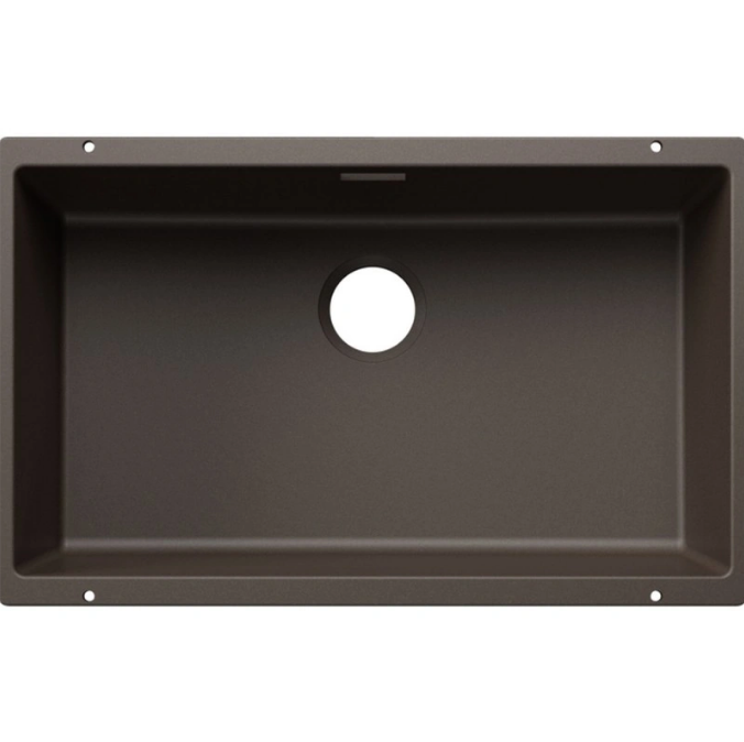 Мийка для кухні прямокутна Blanco SUBLINE 700-U SILGRANIT PuraDur кава 527808
