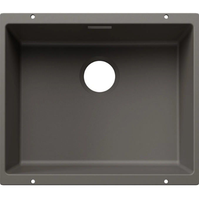 Мойка для кухни прямоугольная Blanco SUBLINE 500-U SILGRANIT PuraDur вулканический серый 527795