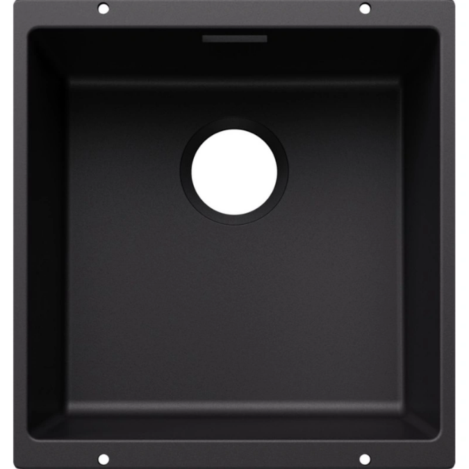 Мойка для кухни Blanco SUBLINE 400-U SILGRANIT PuraDur чёрный 527786