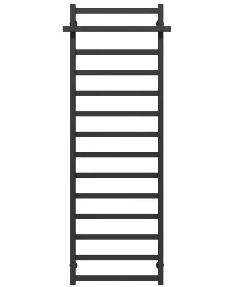 Сушка для рушників водяна Deffi Nicolе П14 500х1600 нижнє підключення чорний A.NI.160.50.14.B.A