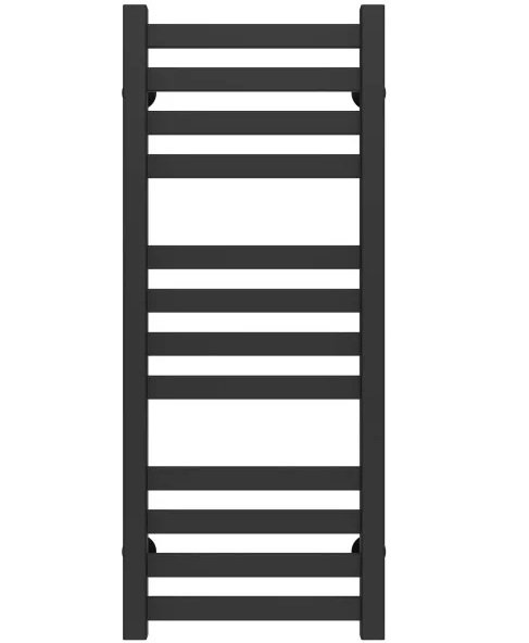 Сушка для рушників водяна Deffi Magnus П12 200х800 бічне ліве підключення чорний A.MA.80.20.12.B.B