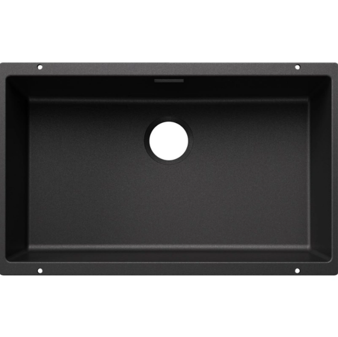 Мийка для кухні прямокутна Blanco SUBLINE 700-U SILGRANIT PuraDur антрацит 527805