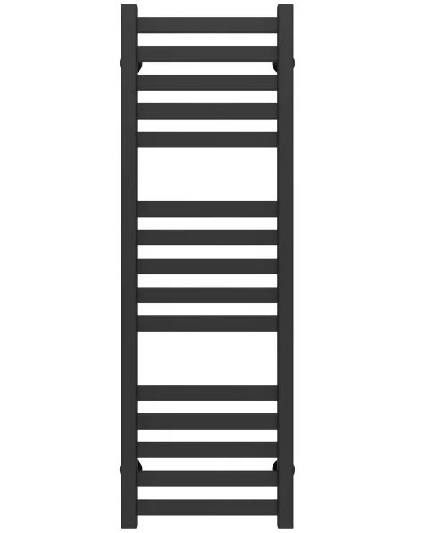 Сушка для рушників водяна Deffi Magnus П15 200х1000 бічне ліве підключення чорний A.MA.100.20.15.B.B