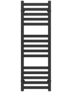 Сушка для рушників водяна Deffi Magnus П15 200х1000 бічне ліве підключення чорний A.MA.100.20.15.B.B