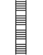 Полотенцесушитель водяной Deffi Magnus П20 200х1600 нижнее подключение черный A.MA.160.20.20.B.A