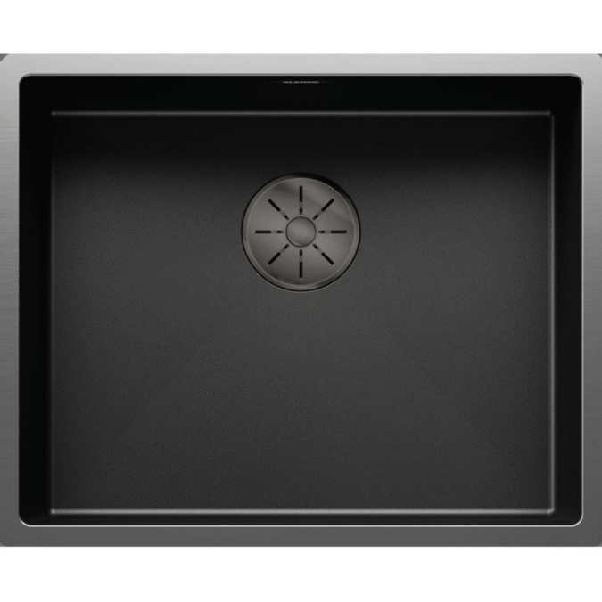 Мойка для кухни прямоугольная Blanco CLARON 500-U Durinox Dark Steel Edition 527834