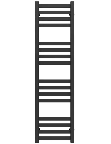 Сушка для рушників водяна Deffi Magnus П16 200х1200 бічне праве підключення чорний A.MA.120.20.16.B.C