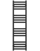 Полотенцесушитель водяной Deffi Magnus П16 200х1200 боковое правое подключение черный A.MA.120.20.16.B.C