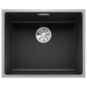 Мийка для кухні прямокутна Blanco SUBLINE 500-IF SteelFrame SILGRANIT PuraDur чорний 525997
