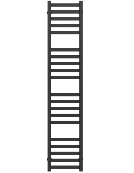 Полотенцесушитель водяной Deffi Magnus П20 200х1600 нижнее подключение черный A.MA.160.20.20.B.A