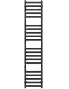 Сушка для рушників водяна Deffi Magnus П20 200х1600 нижнє підключення чорний A.MA.160.20.20.B.A