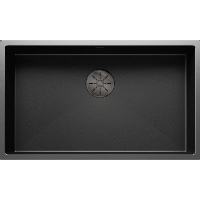 Мийка для кухні прямокутна Blanco CLARON 700-U Durinox Dark Steel Edition 527835