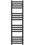 Сушка для рушників водяна Deffi Magnus П16 200х1200 нижнє підключення чорний A.MA.120.20.16.B.A