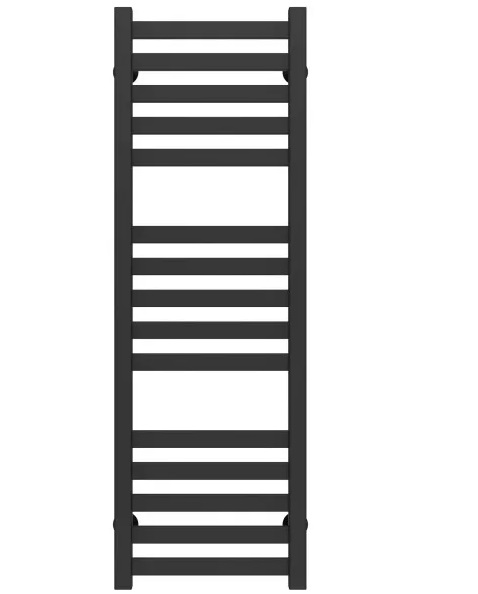 Сушка для рушників водяна Deffi Magnus П15 300х1000 нижнє підключення чорний A.MA.100.30.15.B.A