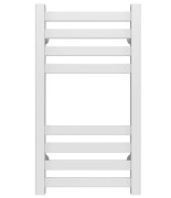 Полотенцесушитель водяной Deffi Magnus П8 300х600 нижнее подключение белый A.MA.60.30.8.W.A