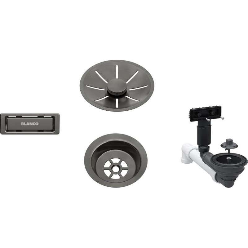 Відвідна арматура Blanco InFino® сталь нержавіюча сатинова темна сталь 207424