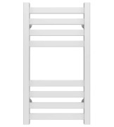 Полотенцесушитель водяной Deffi Magnus П8 400х600 боковое левое подключение белый A.MA.60.40.8.W.B