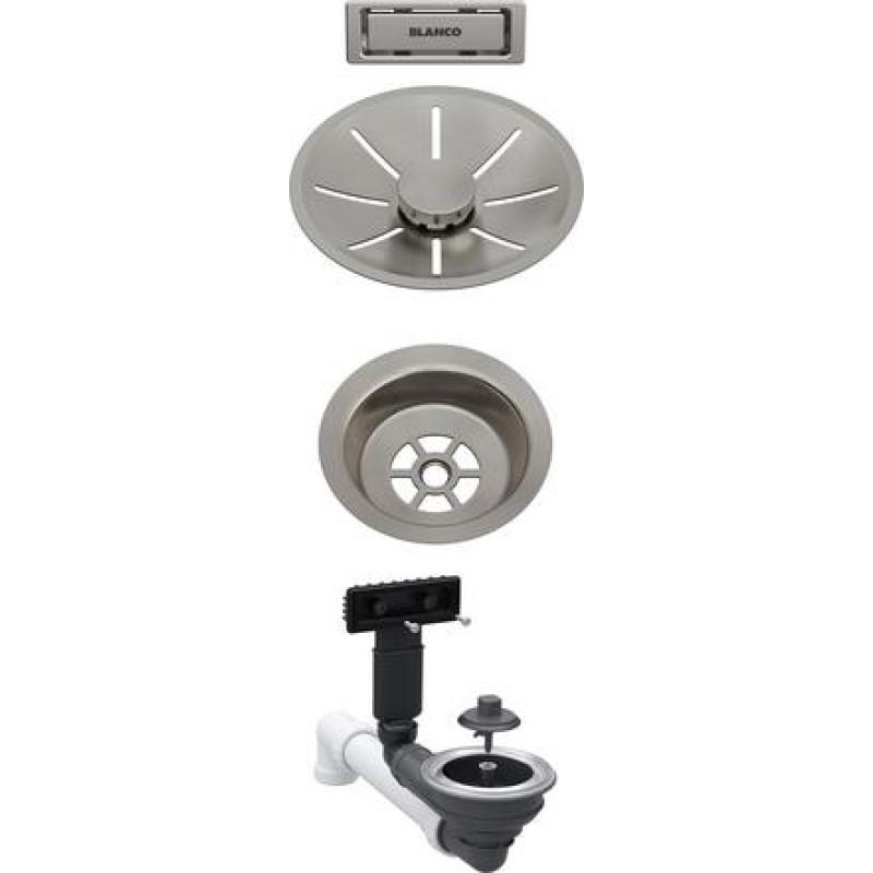 Відвідна арматура Blanco InFino® сталь нержавіюча сатиновая платина 207425