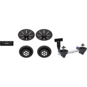 Отводная арматура Blanco InFino® для двух чаш нержавеющая сталь чёрный матовый 207438