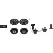 Отводная арматура Blanco InFino® для двух чаш нержавеющая сталь чёрный матовый 207442