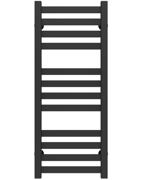 Сушка для рушників водяна Deffi Magnus П12 300х800 бічне праве підключення чорний A.MA.80.30.12.B.C