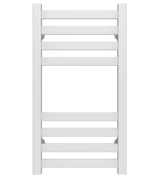 Сушка для рушників водяна Deffi Magnus П8 400х600 нижнє підключення білий A.MA.60.40.8.W.A