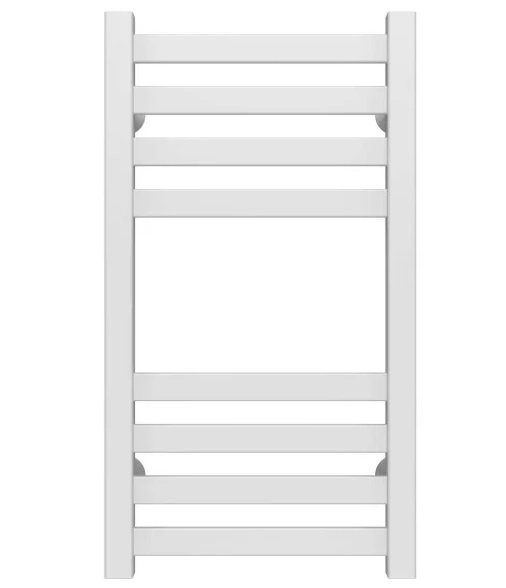 Сушка для рушників водяна Deffi Magnus П8 300х600 бічне ліве підключення білий A.MA.60.30.8.W.B