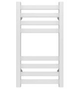 Полотенцесушитель водяной Deffi Magnus П8 400х600 боковое левое подключение белый A.MA.60.40.8.W.B