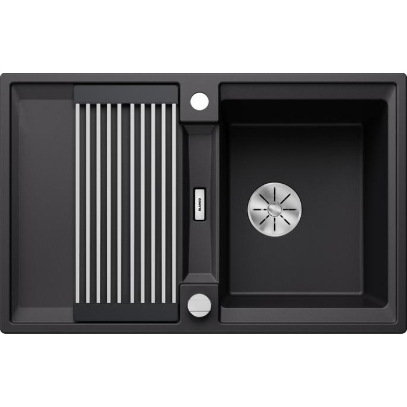 Мийка для кухні прямокутна Blanco ADIRA 45 S SILGRANIT чорний 527585