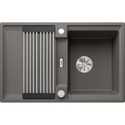 Мойка для кухни прямоугольная Blanco ADIRA 45 S SILGRANIT вулканический серый 527588
