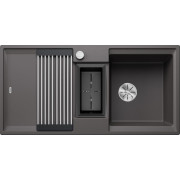 Мойка для кухни прямоугольная Blanco ADIRA 6 S SILGRANIT темная скала 527603