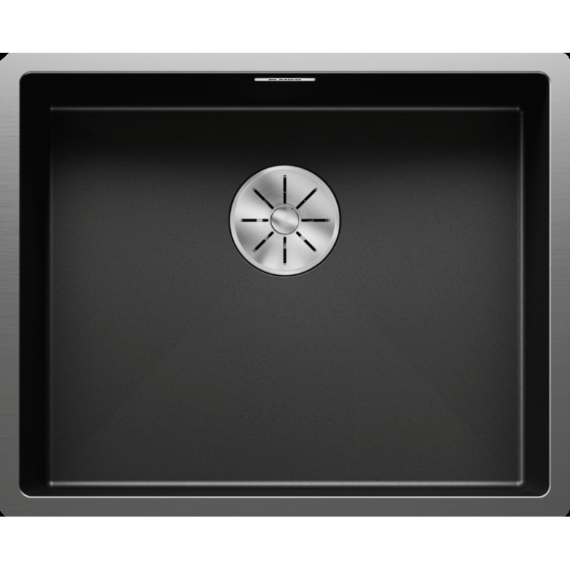 Мийка для кухні прямокутна Blanco CLARON 500-IF Durinox Dark Steel Edition 527836