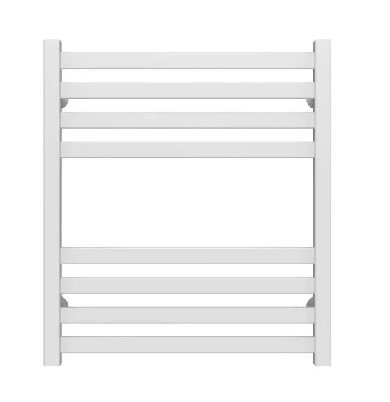 Полотенцесушитель водяной Deffi Magnus П8 500х600 нижнее подключение белый A.MA.60.50.8.W.A