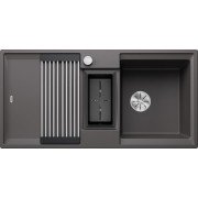 Мийка для кухні прямокутна Blanco ADIRA 6 S SILGRANIT темна скеля 527603