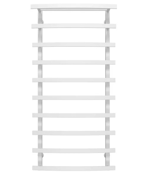 Сушка для рушників водяна Deffi Lotos П10 400х1200 бічне ліве підключення білий A.LO.120.40.10.W.B