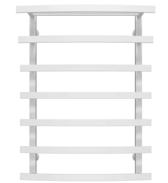 Полотенцесушитель водяной Deffi Lotos П7 400х800 боковое левое подключение белый A.LO.80.40.7.W.B