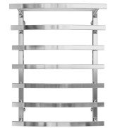 Полотенцесушитель водяной Deffi Lotos П7 400х800 боковое правое подключение хром A.LO.80.40.7.C.C