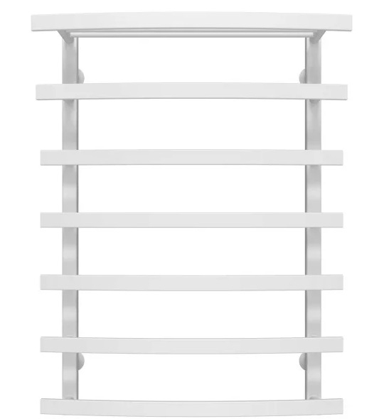 Полотенцесушитель водяной Deffi Lotos П7 500х800 нижнее подключение белый A.LO.80.50.7.W.A