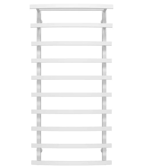 Сушка для рушників водяна Deffi Lotos П10 500х1200 бічне ліве підключення білий A.LO.120.50.10.W.B